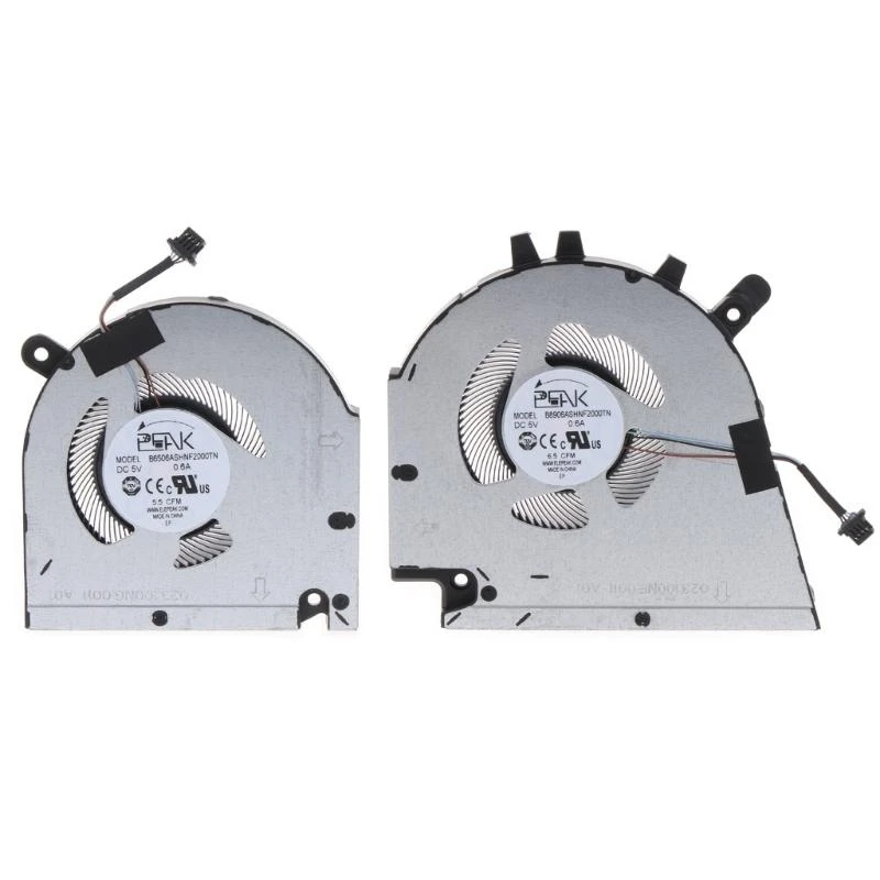 

CPU GPU Radiator 5V 0.6A 4pin Laptop Cooler Fan For Dell 15 7510 16 Laptop Cooling Fan 0GJN2R 0CNNWF
