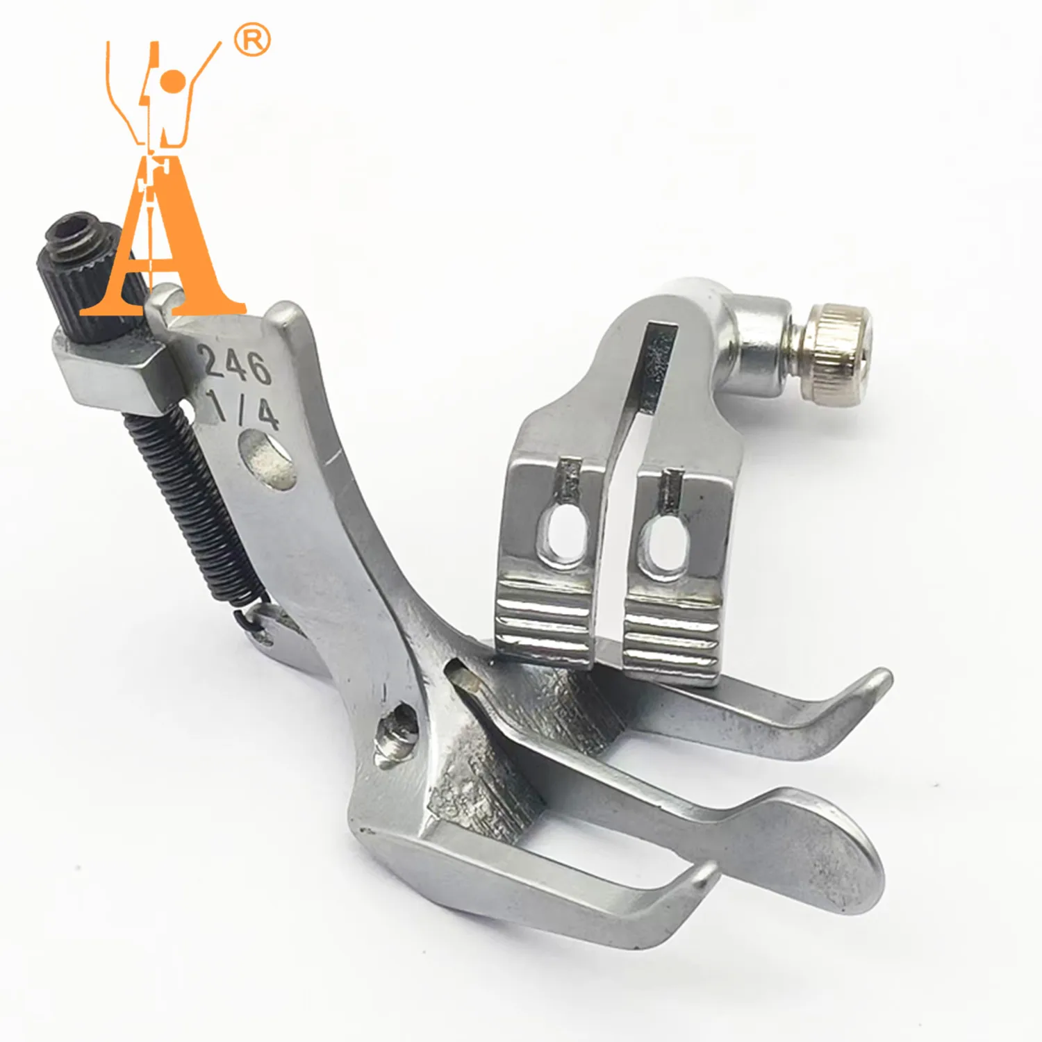 KP1246 2 إبرة المشي القدم مع دليل مركز الربيع لآلات الخياطة PFAFF 146 1246 1296 إبرة مزدوجة المشي القدم #5