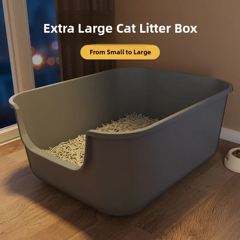 extra-large-semi-enclosed-litter-box-high-fence-waterproof-splash-proof-toilet-sand-traps-419×573×407cm