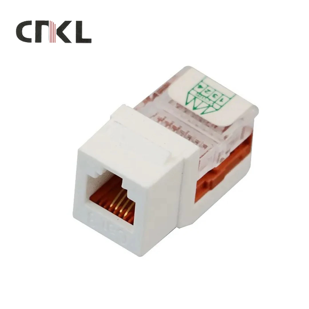 Módulo de teléfono RJ11 sin herramientas, conector de enchufe de pared, toma de información, adaptador de salida de ordenador, Conector de Cable, 5 uds.