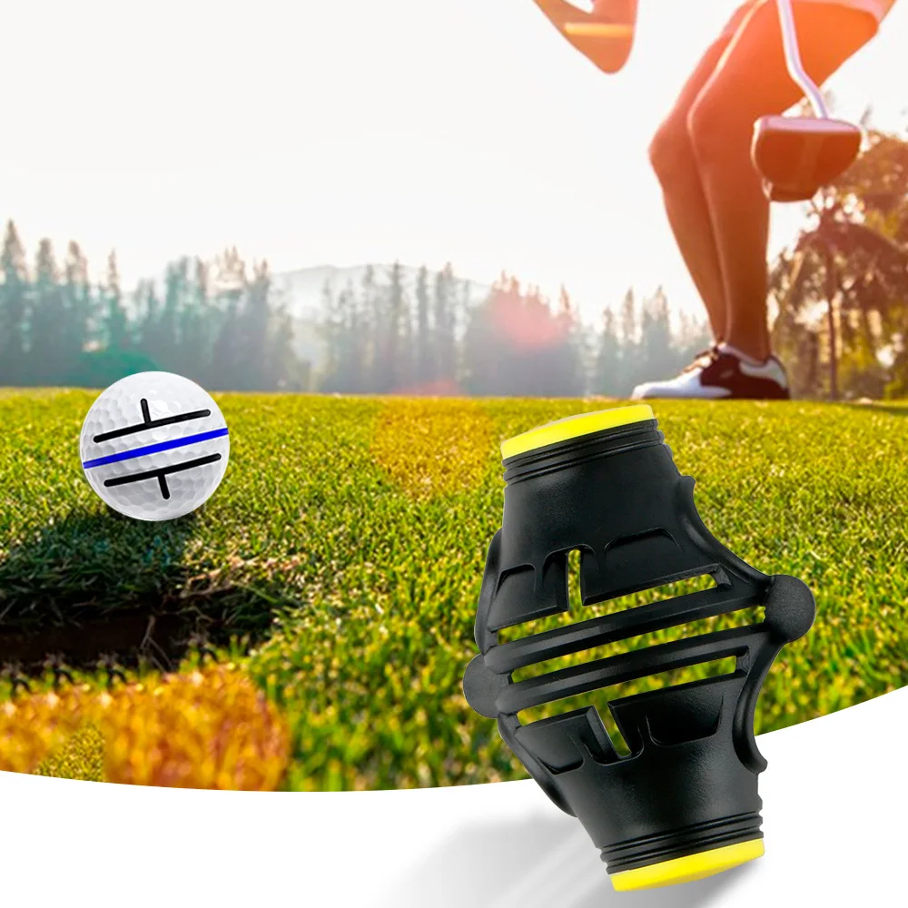 

1 Pc Golf Ball Marker Soft Rubber 7.5*6*3.8cm Plastic 360-Degree Golf Ball Line Maker Tool Golf Ball Line Maker Accessory