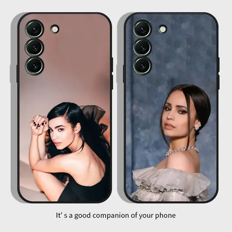 S-Sofia Carson Phone Case For Samsung Galaxy,S,23,22,21,20,10,e,9,8,7,6,5G,plus,edge,ultra,lite Black Soft Cover