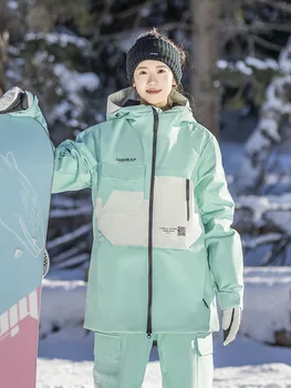 Giacca con cappuccio invernale per adulti di alta esperienza giacca da sci abbigliamento da sci all'aperto abbigliamento da Snowboard abbigliamento da neve impermeabile antivento
