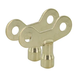 2*Faucet Key Radiator Plumbing Bleed Bleeding Key Keys Solid Iron For Venting Air Valve Bathroom Wrenches Tool Sets