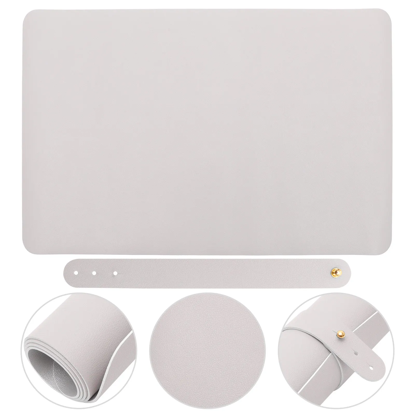 Desk Pad Protector Large Nail Art Mat Thick Hand Rest Cushion for Manicure Table Non-Skid Mousepad Gaming Office