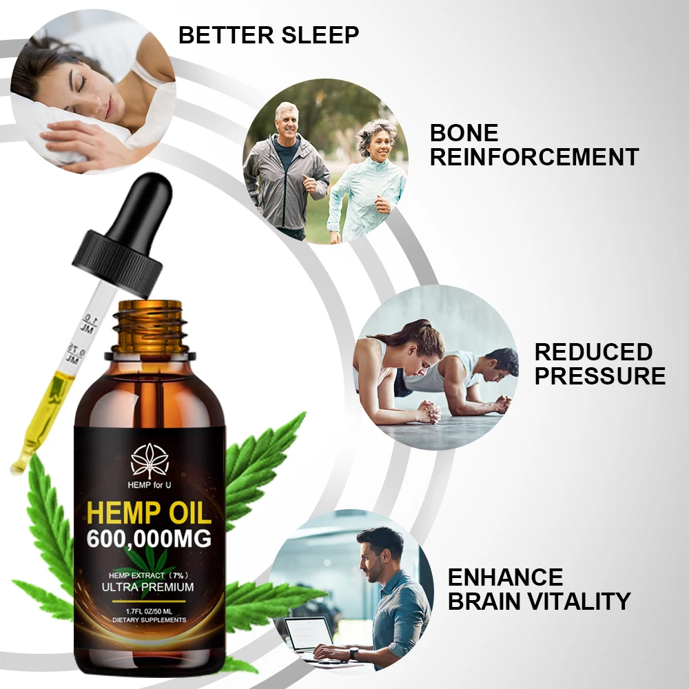 600,000MG Organic Plant Extract Supplement, Immune System Support, Focus Calm, Stress, Mood, Rich in Omega 3 & 6 & 9 Fatty Acids