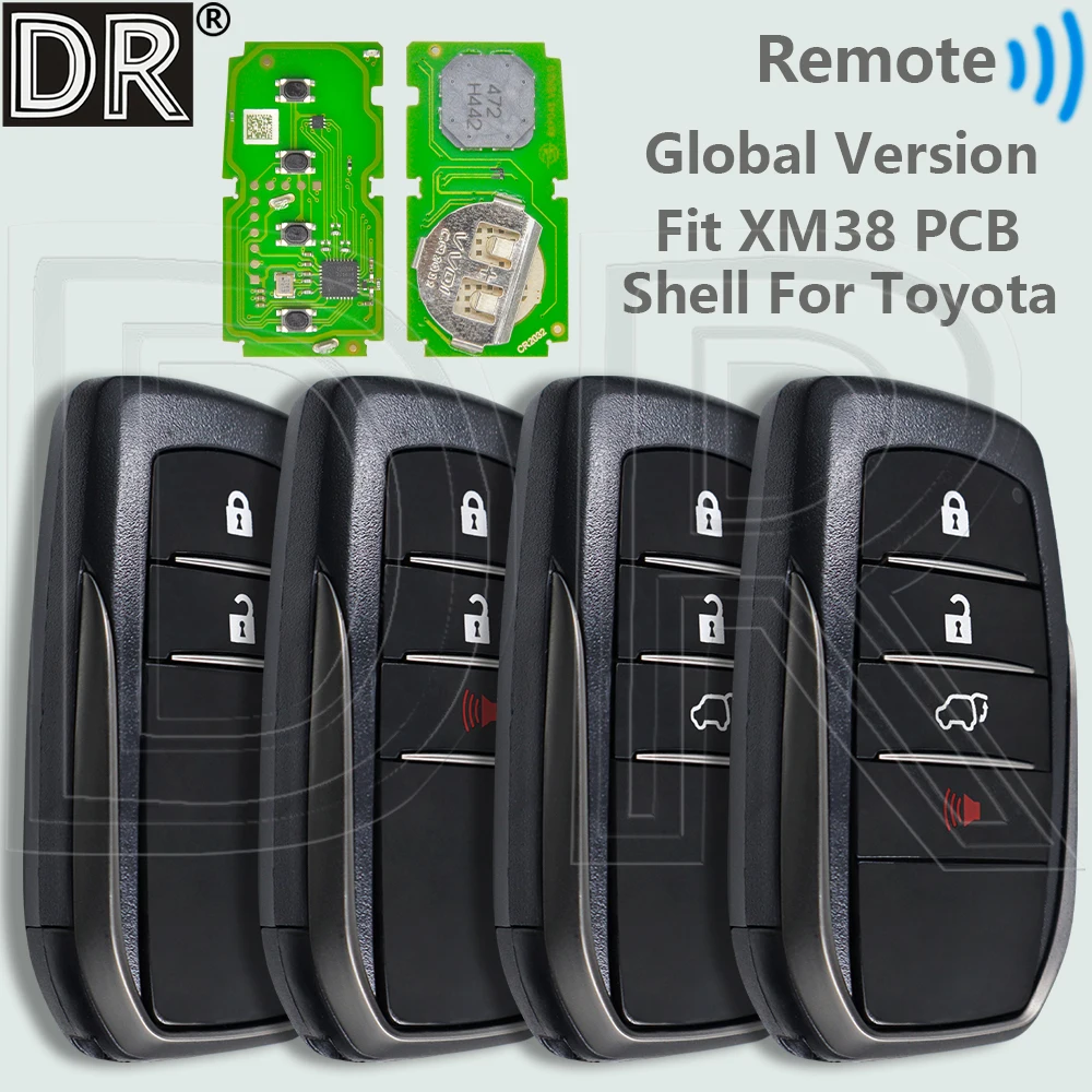 DR Xhorse XM38 Global Version Universal Car Smart Key For Toyota Corolla Sienna Camry Highlander Prius Prado RAV4 Crown Lexus