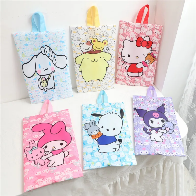 Sanrio Kawaii Kuromi My Melody Sandals Slippers Storage Bag Kawaii Anime Hello Kitty Cinnamoroll Dust Moisture Proof Shoe Bag