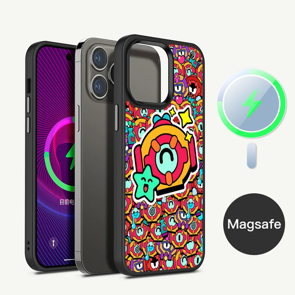 Game Leon Spike Phone Case Magnetic Case For IPhone 16 14 13 12 11 15 Pro Max Plus For Magsafe Wireless Charge Cover