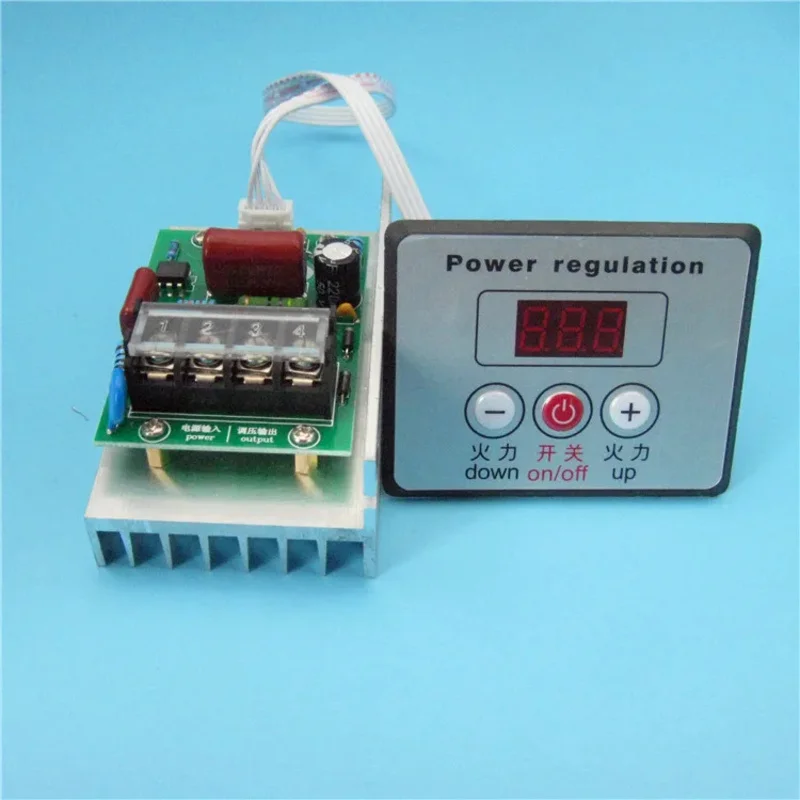 High-power Electric Oven Thermostat BBQ Oven Controller Heating Tube Thermostat 220V 380V 6000W