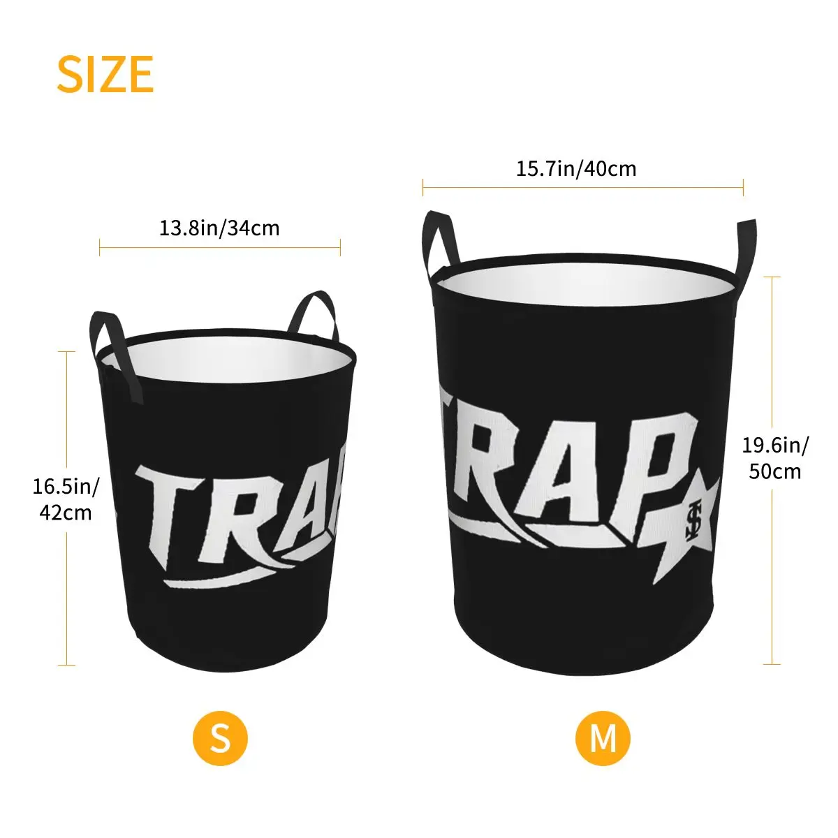 Trapstar Jacket Foldable Laundry Baskets Dirty Clothes Toys Sundries Storage Basket Large Waterproof Hamper For Home Kids