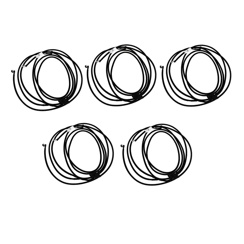 

5Pcs Front Windshield Glass Spray Washer Nozzle Hose 56D955998 For VW Passat B7 B8 CC Golf 6 Tiguan A3 A4 34D955667