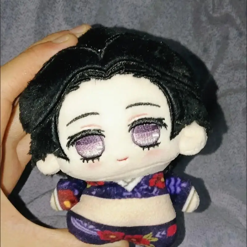 Demon Slayer Yushiro Tamayo Facial Embroidery Big Head Plush Filling Doll Shoulder Bag Hanging Ornament Anime Enthusiast Collect