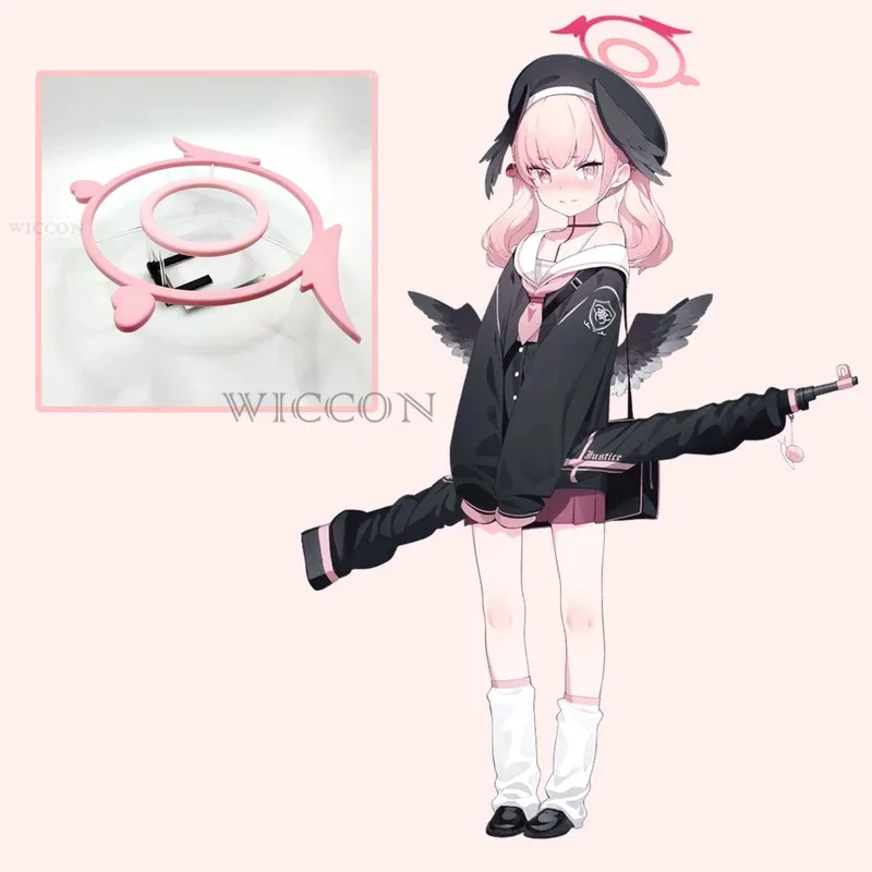 Игра Shimoe Koharu Blue Archive Project MX Косплей Костюм Парик Аниме Троица Общая школа Лоли Униформа моряка Костюм на Хэллоуин