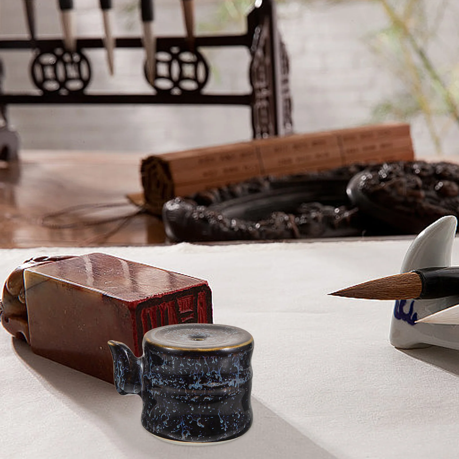 

Water Dropper for Painting Ceramic Ink Container Chinese Calligraphy Supplies Supply Artistic