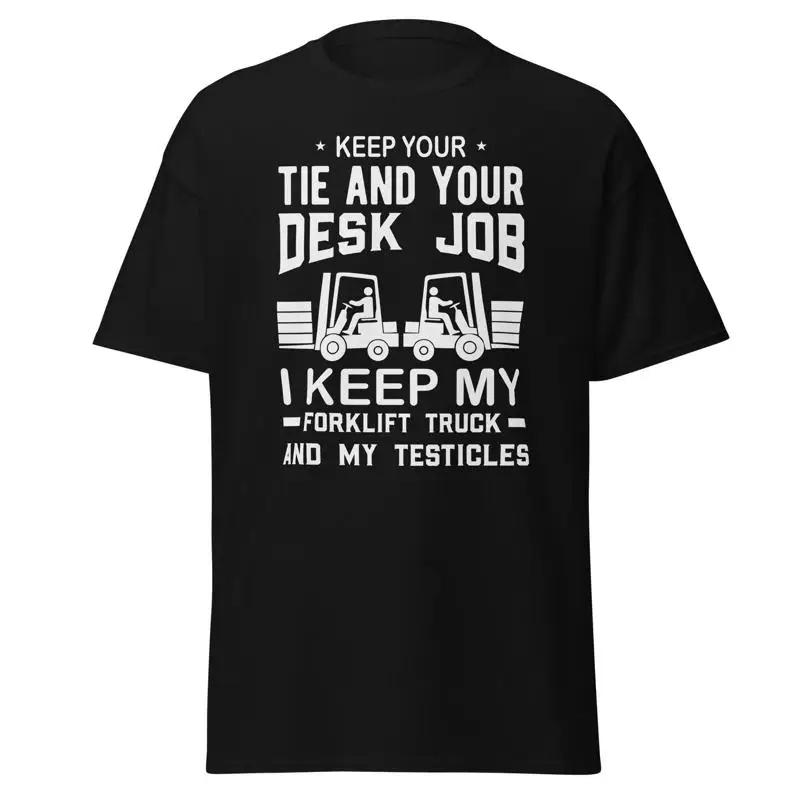 

Забавный мужской оператор футболки для водителя вилочного погрузчика