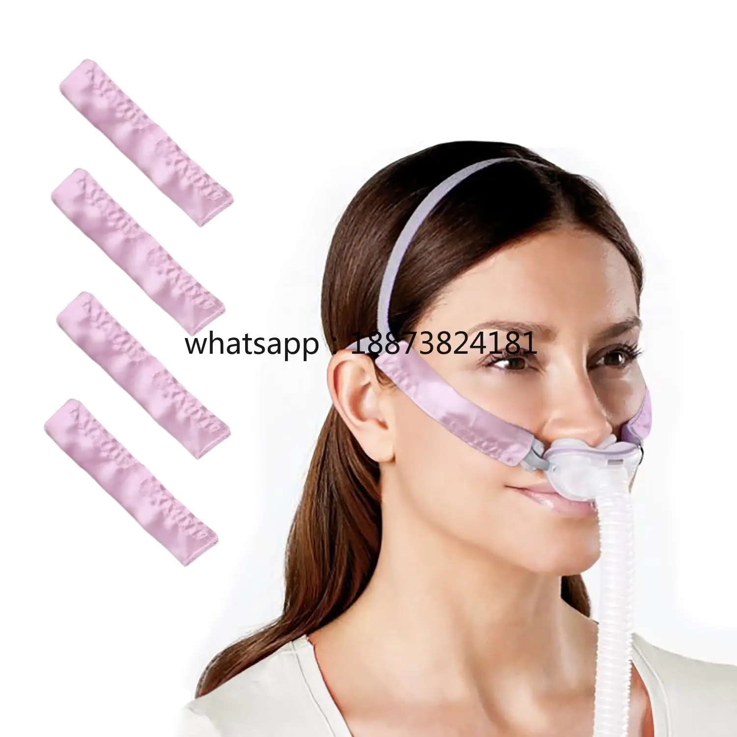 4 Pack Satin Strap Covers Face Cushion Universal and Comfort Silky Headgear Pads for Reducing Red Marks fast shipping