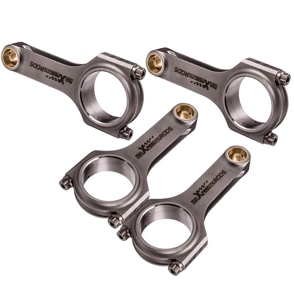 MaXpeedingrods 4x Forged 4340 Steel Connecting Rods ARP Bolts for Rover MG K 1.8L 16V 18K4F 133mm