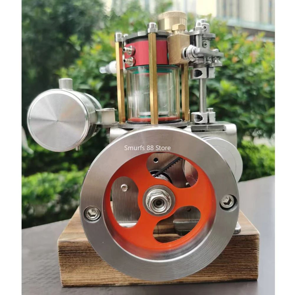 

Vertical Water Cooled Engine Model Metal Single Cylinder Four Stroke Internal Combustion Engine DIY Toys Physics Experiment