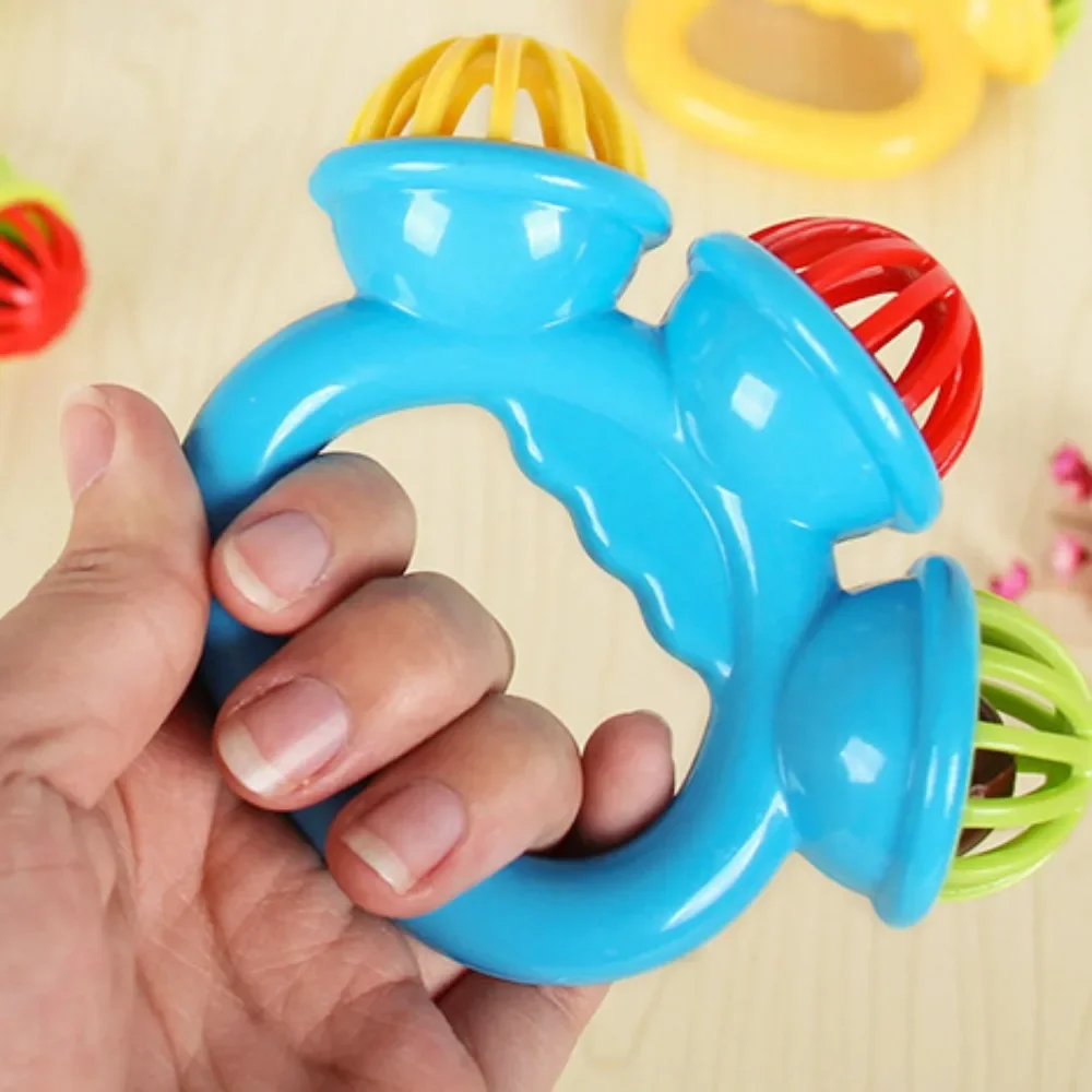 Newborn Baby Infants Rattles Toy Comfort Soothing Soother Sound Toddler Hand Grasp Ability Training Kids Boys Girl Toy 0-3 Years