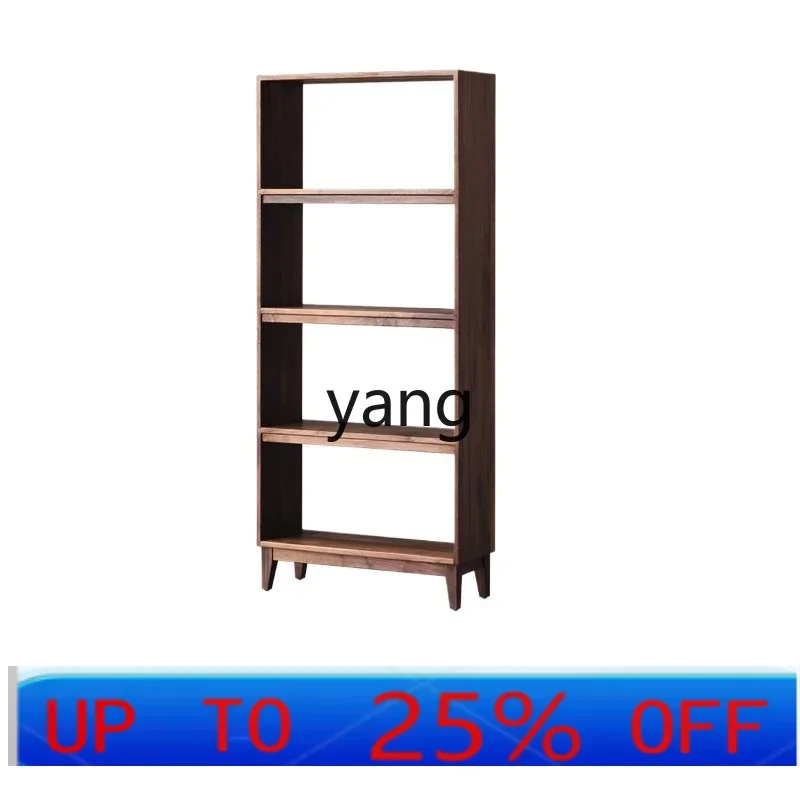 

LHsolid wood bookshelf study strip lattice shelf living room simple lattice floor storage cabinet