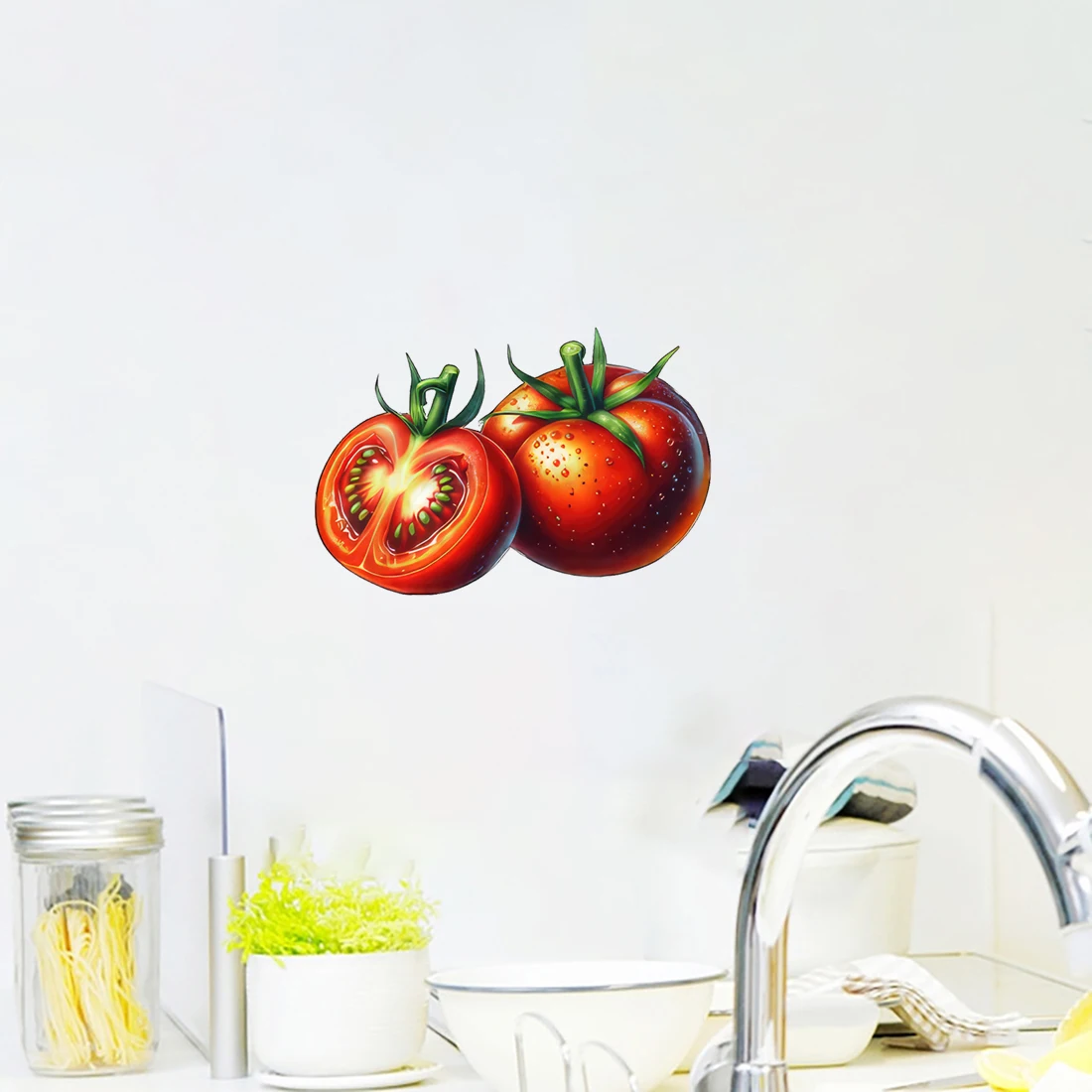 Three Ratels CO96 Pastoral style vegetable stickers for home decoration kitchen and refrigerator decals