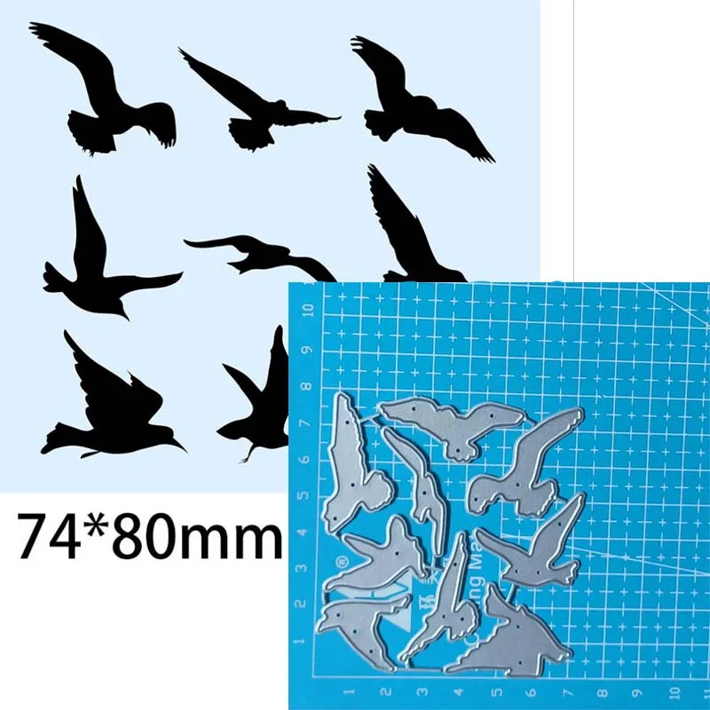 cat dog animal Seagull wolf Metal Dies for Crafts Cutting Templates New Scrapbooking Tool Paper Embossed Album Decoration Molds