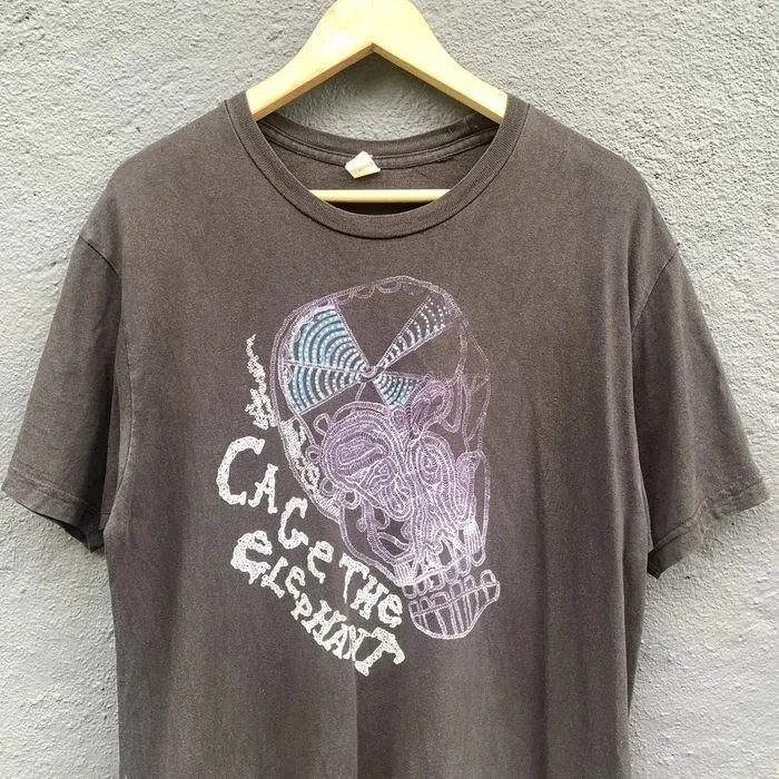 Vintage 90's Cage The Elephant Band Short Sleeve Unisex Tshirt S-5XL