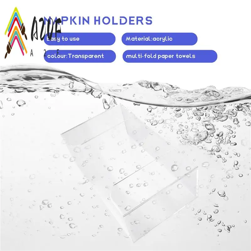 

A20F-Настольный диспенсер для бумажных полотенец, прозрачный держатель для салфеток для гостевых полотенец, подходит для Z-Fold, C-Fold или многоскладных бумажных полотенец