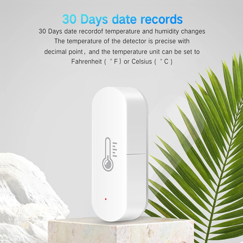 Zigbee Ewelink APP Smart Temperature Humidity Sensor Hygrometer Thermometer Smart Home Work With Yandex Alice Alexa Google Home