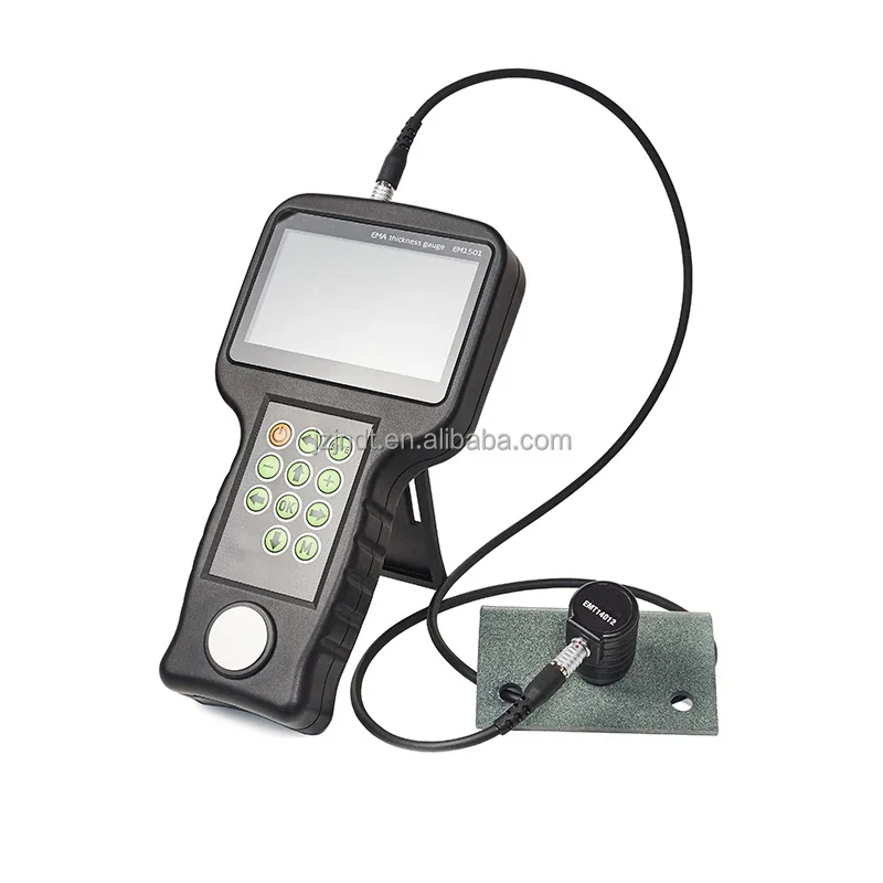 JZJ1501 Non-Destructive Testing Equipment Ultrasonic Thickness Gauge Tester Meter with Pulsed Electromagnet Probes 220V Voltage