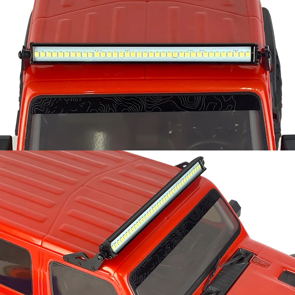 AXSPEED RC Car Roof Lamp 36 LED Light Bar for 1/10 RC Crawler Car Axial SCX10 Wrangler & SCX10 III & TRX4 Upgrade Parts