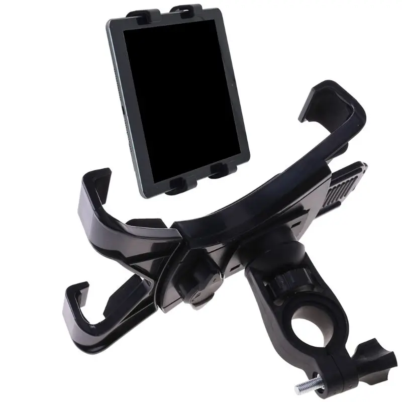 Suporte universal de bicicleta 77ha, suporte de bicicleta 360 para tablet de 7-12 polegadas