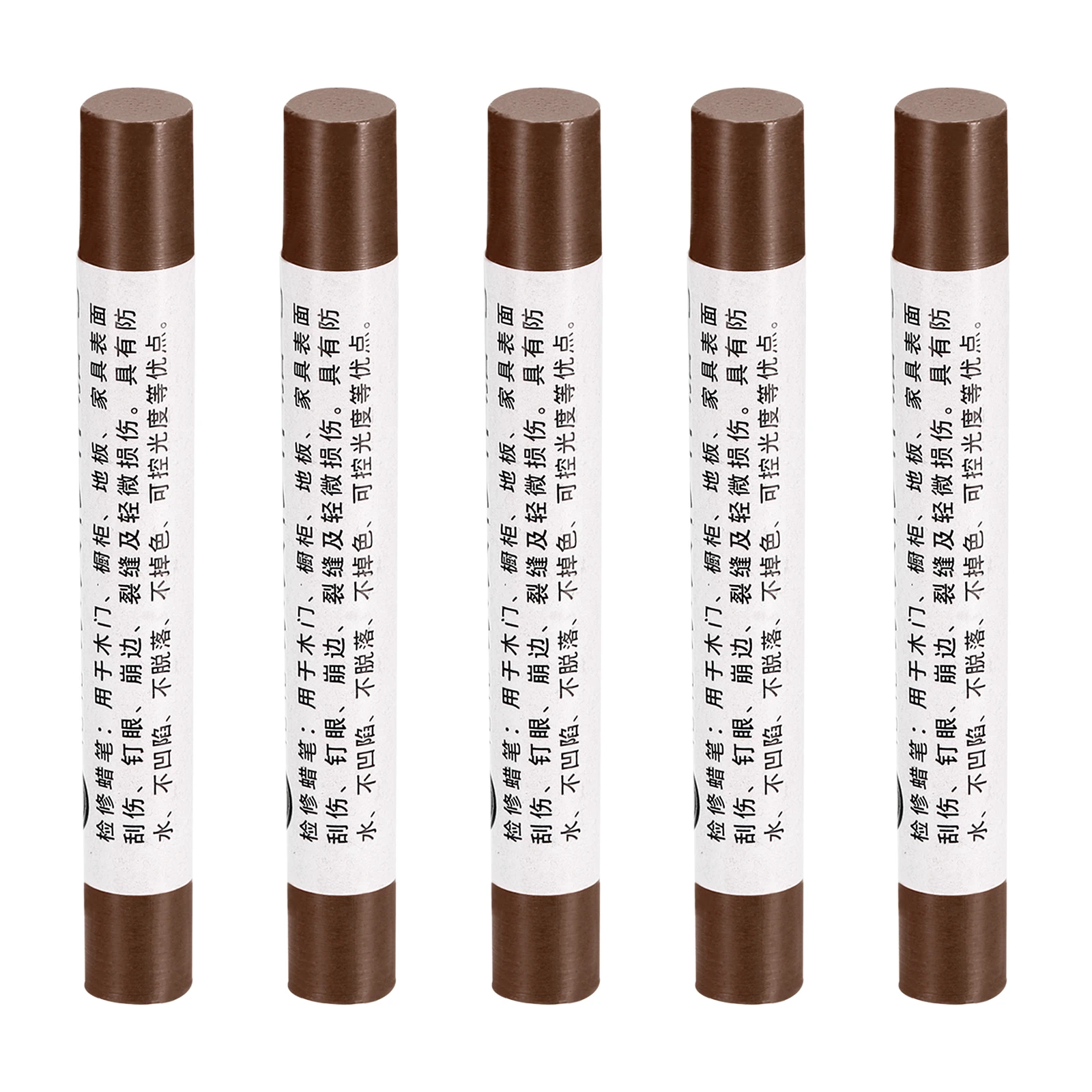5Pcs/Lot Furniture Repair Crayons Wood Wax Filler Stick Furniture Touch Up Markers Floor Damaged Scratches Repair Pens Cover Ups