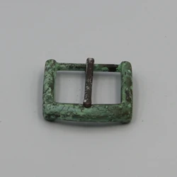 Green Rusty Buckle for Handmade Leather Belts, 35mm Vintage Bronze