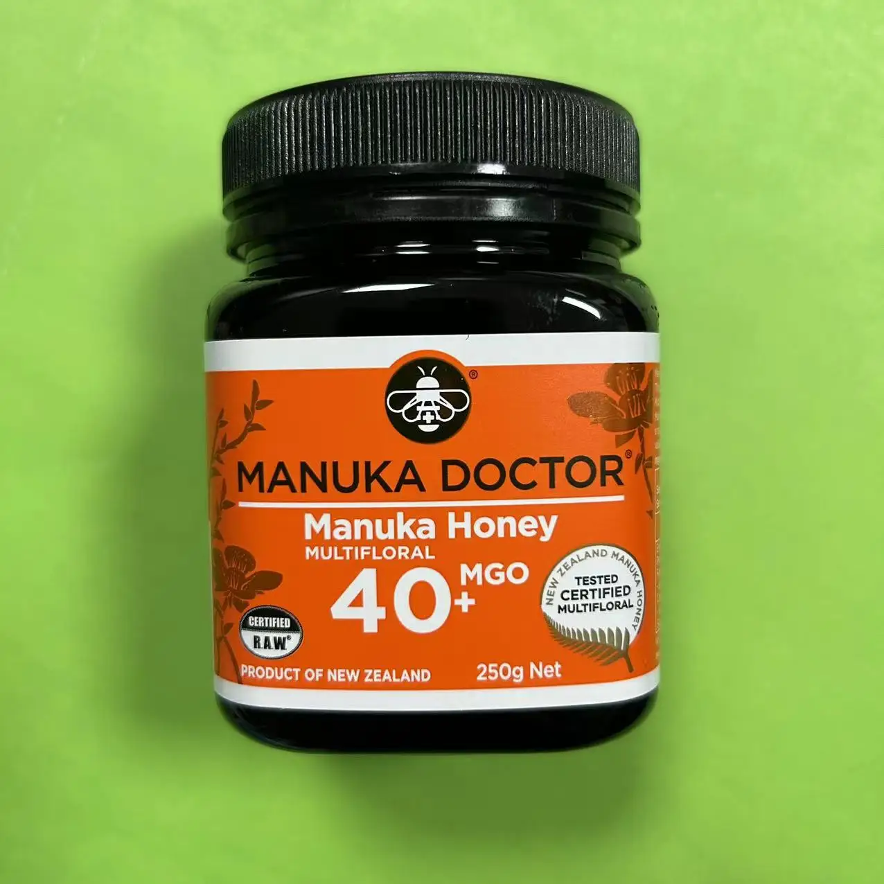 Original NewZealand MANUKA DOCTOR MANUKA HONIG 40MGO 250g