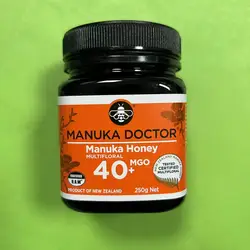 Original NewZealand MANUKA DOCTOR MANUKA HONEY 40MGO 250g