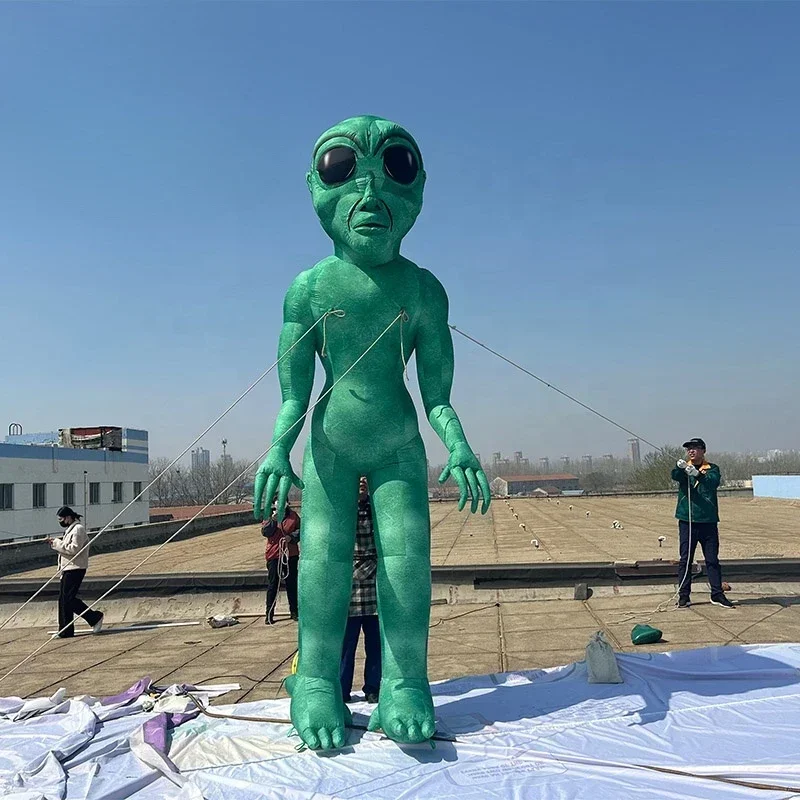 

Large Alien Theme Party Decoration Green Inflate Toy Custom Inflatable Extra Terrestrial