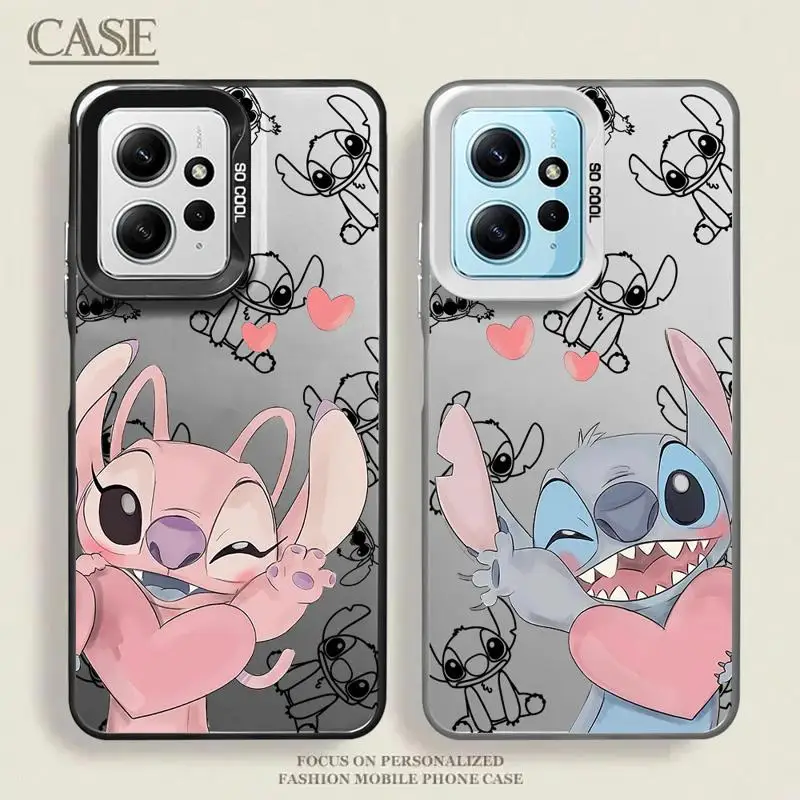 Custodia per telefono per Xiaomi Redmi 13C 12 5G 10 9T 9C A2 A1 Plus TPU Soft Cover Fundas Disney Angle Stitch