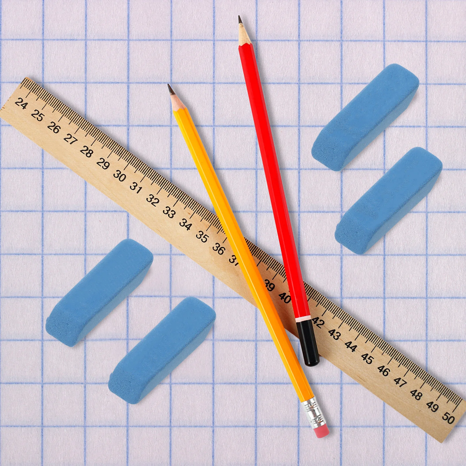 

8Pcs Pencil Erasers Cleaning Scrub Style Erasers Simple Portable Gift for Students School Stationery Student Erasers,