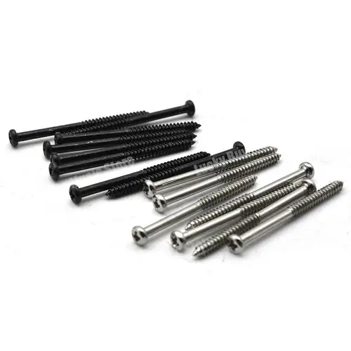 Imagen 2 del producto Tornillos de montaje de pastilla de guitarra de bajo de níquel para PB JB P90, reemplazo de pastilla, 15 pares