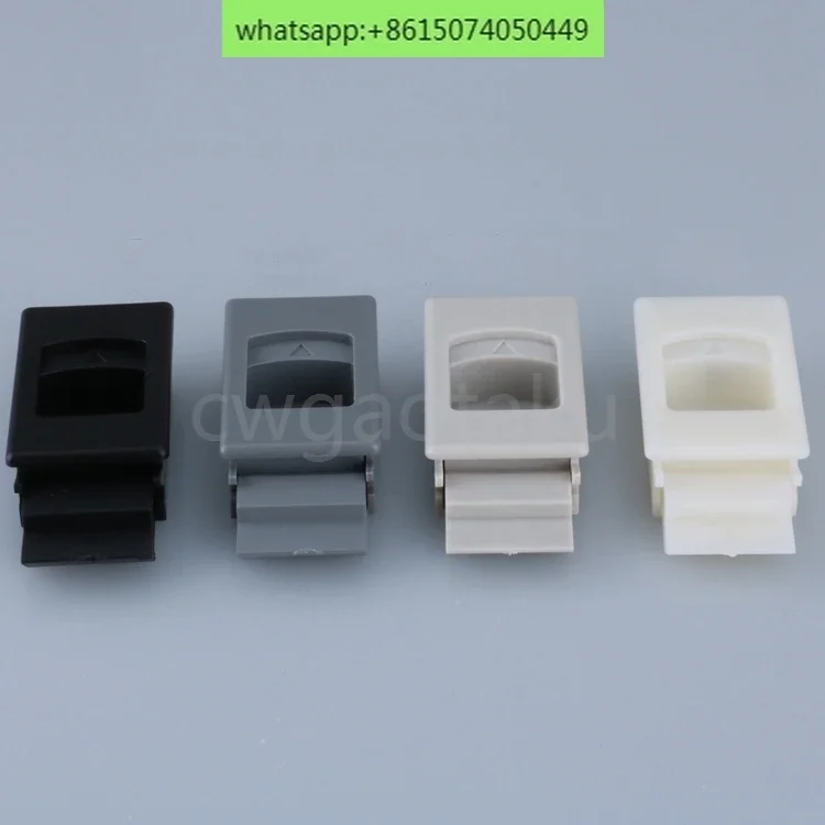 20pcs Electric cabinet small buckle DK725-3B black and white gray distribution box small handle four colors can choose