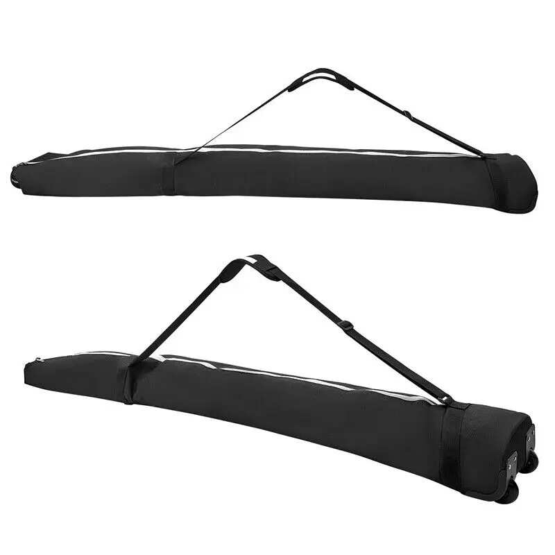 200cm Ski Equipment Towing Bag Com Rodas Para Air Travel Impermeável Equipamento ao ar livre Roda Snow Board Holder Bag