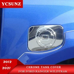 Chrome Tank Cover For Ford Ranger Wildtrak T6 T7 T8 2012 2013 2014 2015 2016 2017 2018 2019 2020 2021 Double Cabin Accessories