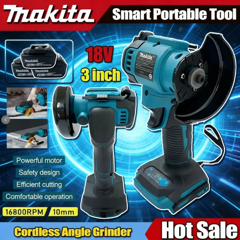 

Makita 3 Inch Mini Angle Grinder Power Tool Cutting Circular Cordless Electirc CUT OFF Saw Power Tool For Makita Battery
