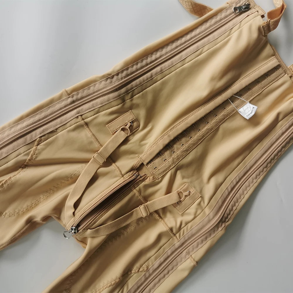 F.A.T. POLYCROP ベージュ TITCH Women Body Shaping Pants After Thign Liposuction Abdominal Fat