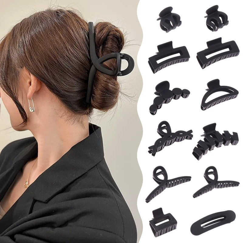 Grande pince à cheveux requin pour femme, pinces à cheveux élégantes, pince à fourrure, pinces à griffes, épingles à cheveux pour filles, accessoires pour cheveux