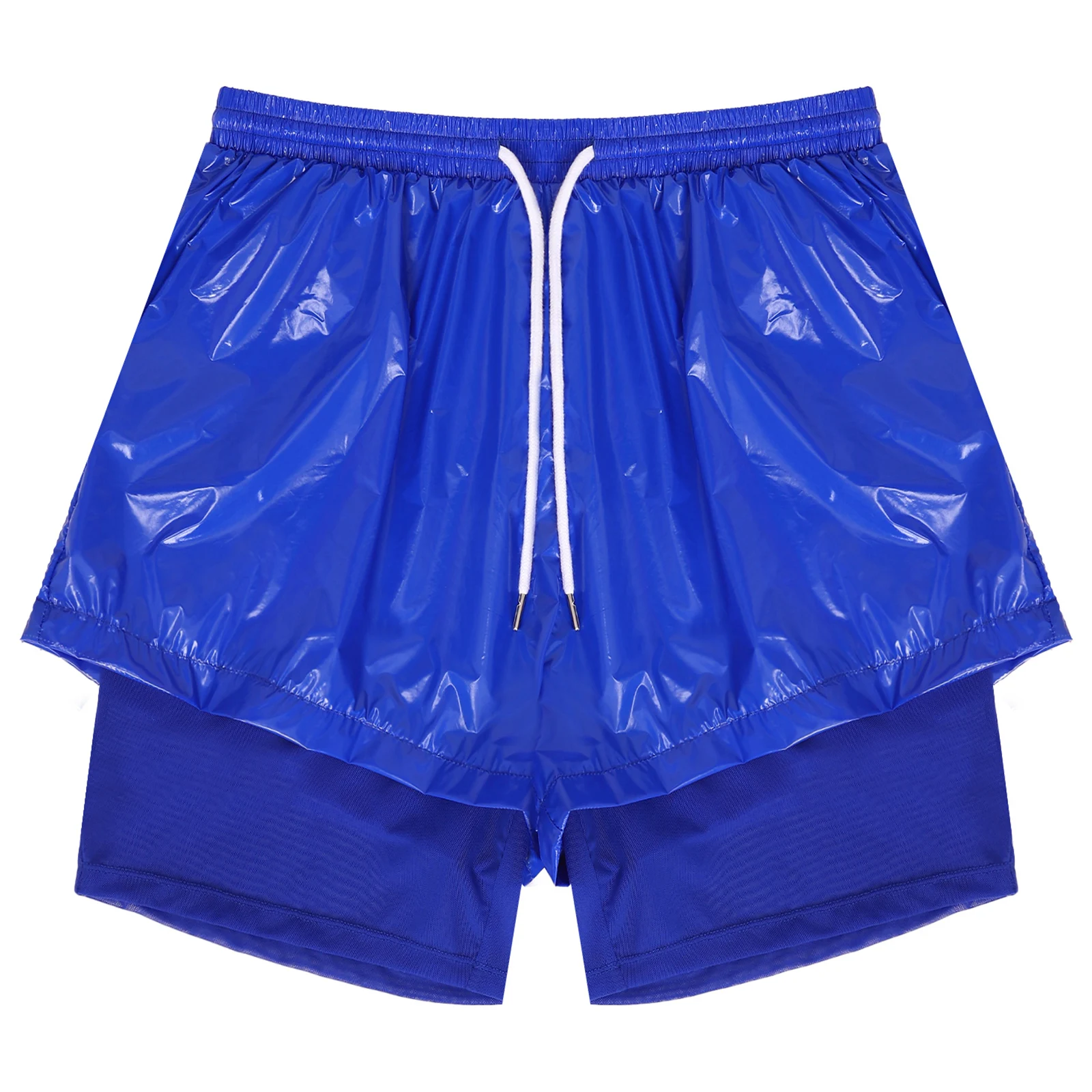 

Men Leak-proof Diaper Cover Shorts Mesh Liner Waterproof Double Layer Shorts Swimming Suit Nursing Special Needs Reusable Briefs