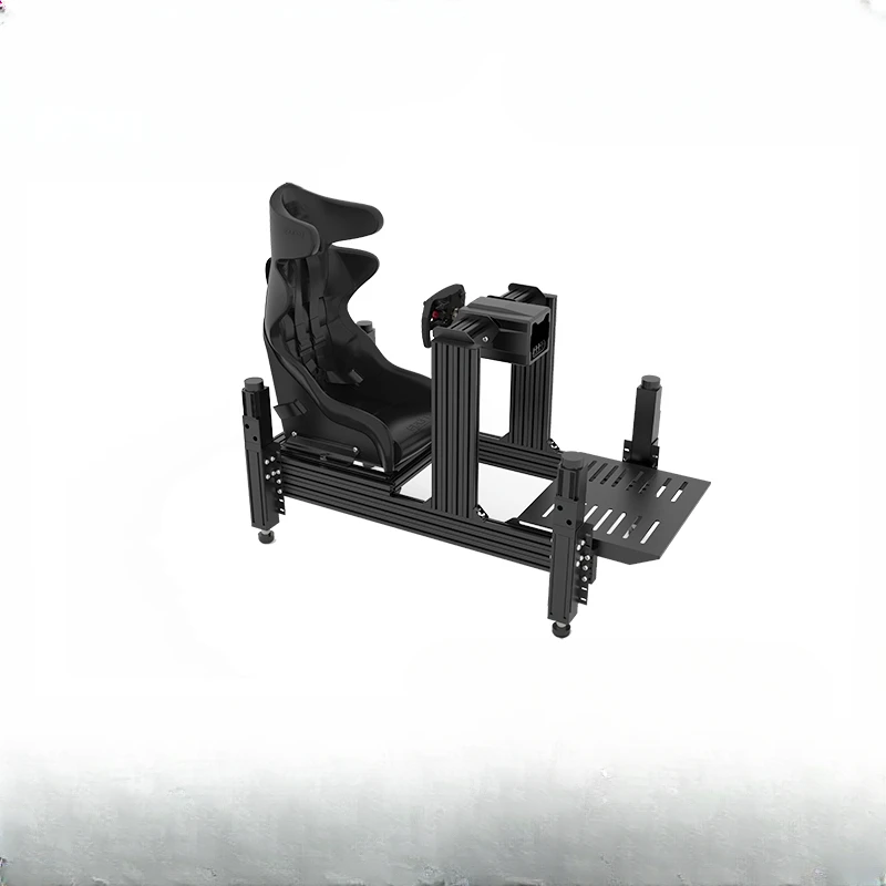 Four-axis dynamic bracket simulates a racing car G-force driving seat