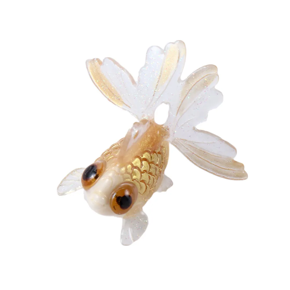 

DIY Fairy Garden Acrylic Miniature Goldfish Ornament Decoration Figurines
